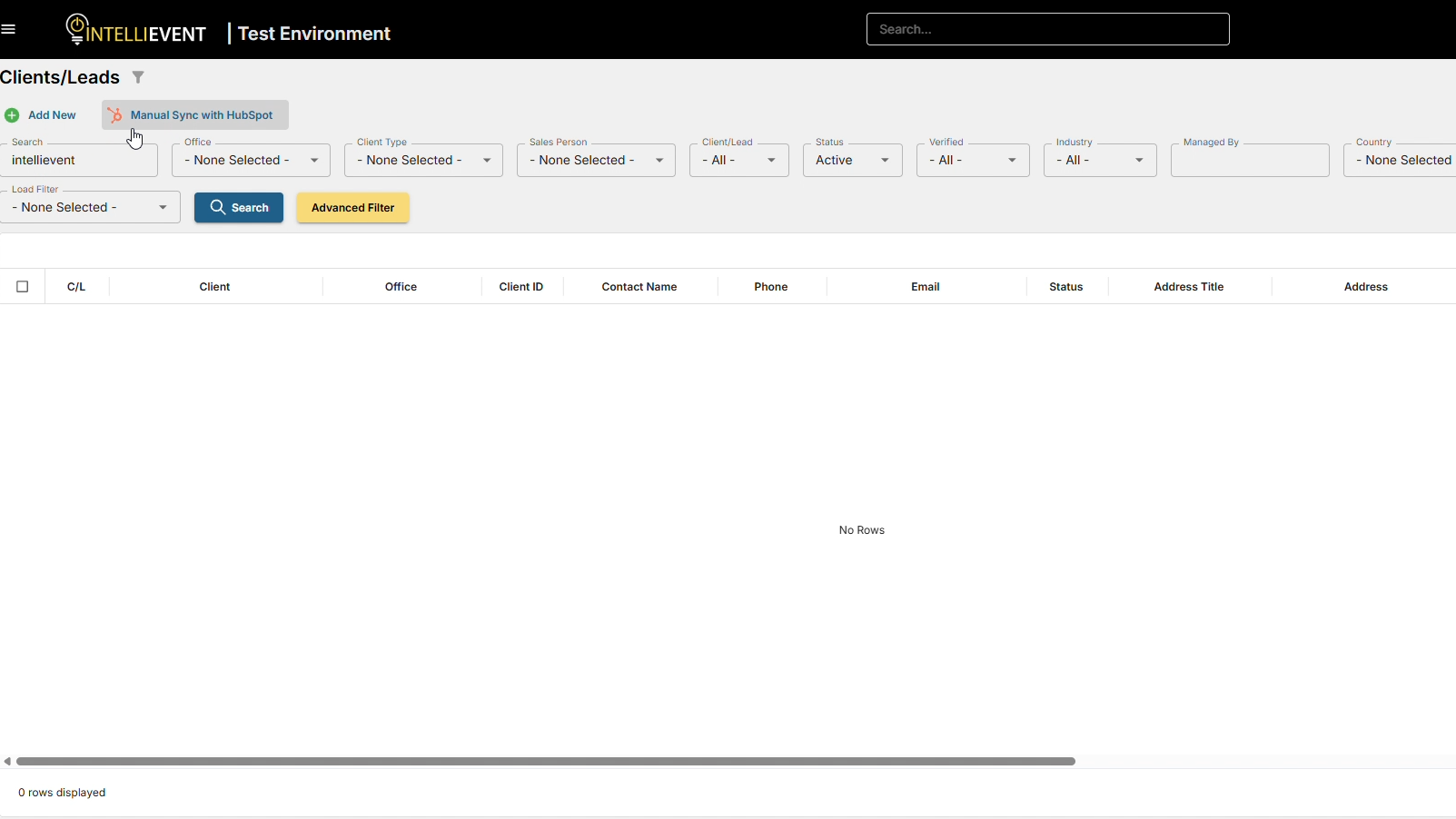IntelliEvent Lightning clients and leads with HubSpot sync, CRM contact data, and advanced filtering tools.
