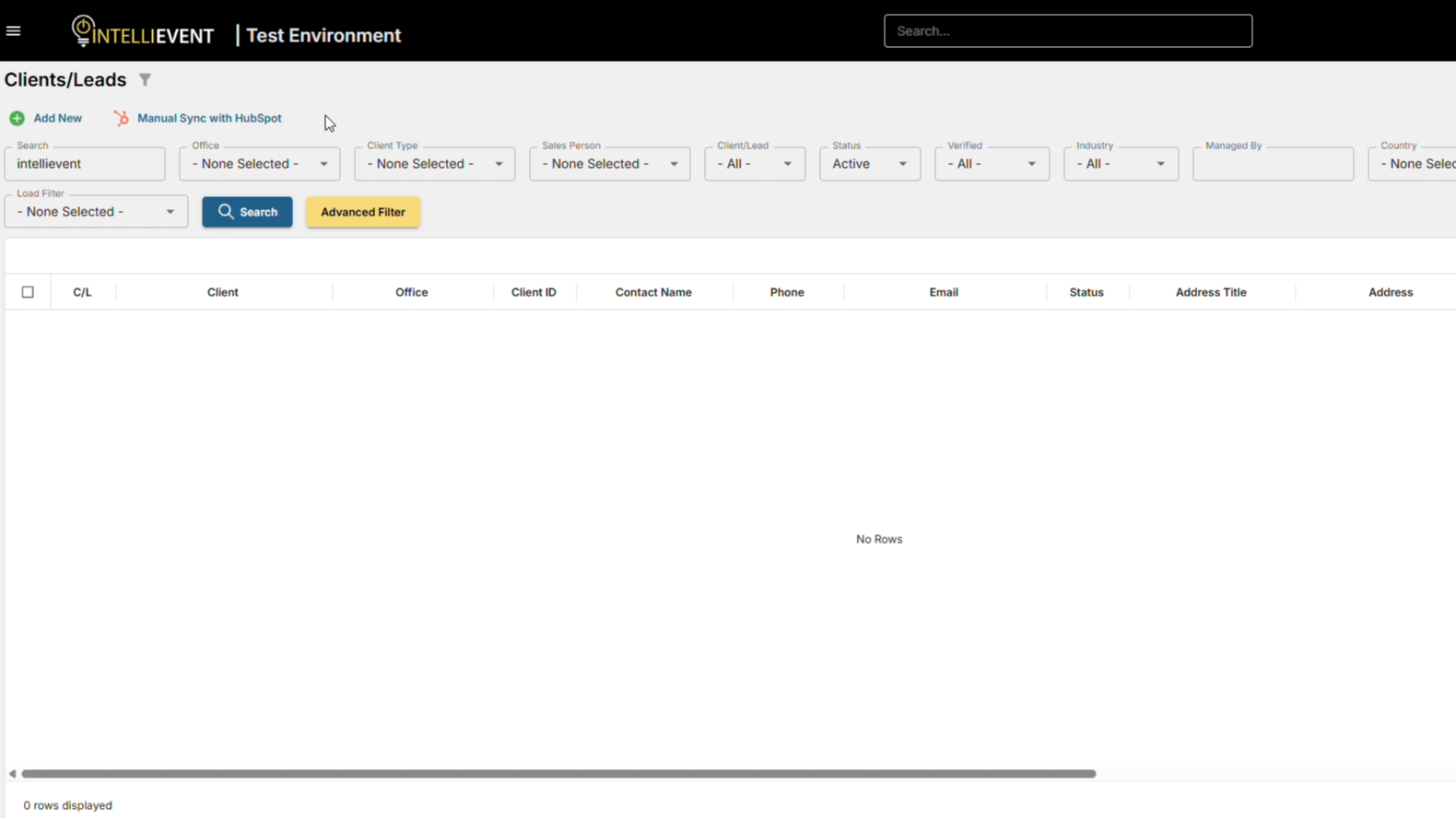 IntelliEvent Lightning clients and leads with HubSpot sync, CRM contact data, and advanced filtering tools.